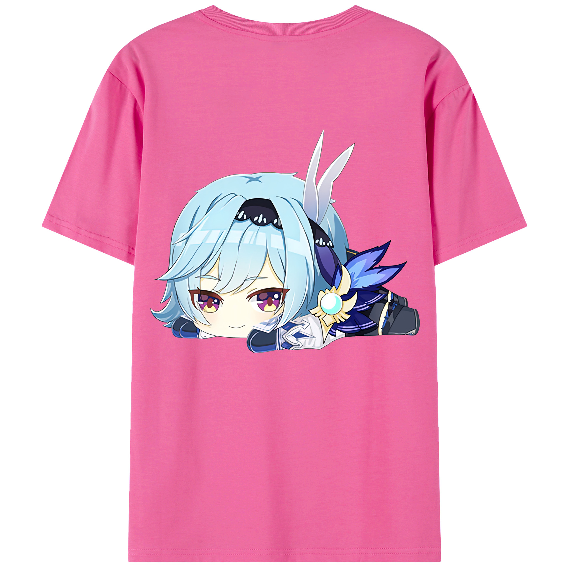 げんし神 优菈 ゆうら genshin Yūra レディース半袖Tシャツ(バックプリント)